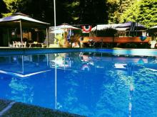 The Rio Nido Roadhouse is one of many pools with day passes available.